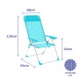 Chaise Pliante Marbueno Aigue marine 69 x 110 x 58 cm de Marbueno, Chaises pliantes - Réf : D1400059, Prix : 36,22 €, Remise : %