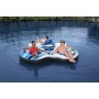 Bestway Double Gonflable Roue avec Poignées Rapid Rider 251x132 cm Plage et Piscine 43113 de Bestway, Bouées et Matelas gonfl...