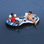 Bestway Double Gonflable Roue avec Poignées Rapid Rider 251x132 cm Plage et Piscine 43113 de Bestway, Bouées et Matelas gonfl...