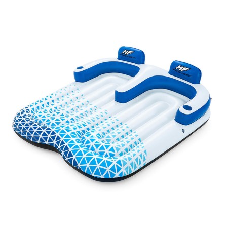 Bestway Poltrona Inflável Dupla Tumbona Hydro-Force 196x193 cm Praia e Piscina 43534 de Bestway, Colchões e brinquedos insufl...