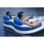 Bestway Sillon Hinchable Tumbona Doble Hydro-Force 196x193 cm Playa y Piscina 43534 de Bestway, Colchonetas y juguetes hincha...