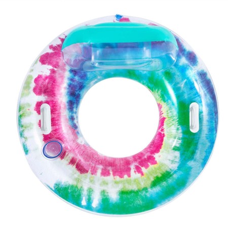 Bestway Roda Inflável com Alças e Encosto Tie Dye D118 cm Praia e Piscina 43637 | Tienda24 - Global Online Shop Tienda24.eu