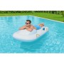 Bestway Colchoneta Inflável com Encosto e Alças 228x108 cm Praia e Piscina 43651 de Bestway, Colchões e brinquedos insuflávei...