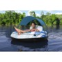 Bestway Rueda Hinchable con Asas Rapid Rider con Parasol D137 cm Playa y Piscina 43725 de Bestway, Colchonetas y juguetes hin...