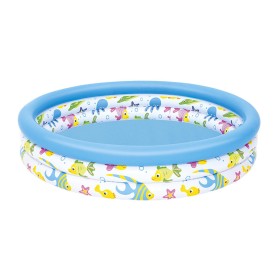 Bestway Piscina Gonfiabile 3 Anelli Trasparente Tropicale 170x53 cm +6 Anni Giardino 51048 | Tienda24 - Global Online Shop Tienda24.eu