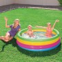 Bestway Piscina Gonfiabile Infantile 4 Anelli Arcobaleno 157x46 cm +3 Anni Giardino 51117 | Tienda24 - Global Online Shop Tienda24.eu