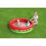 Bestway Piscine Gonflable Enfant 3 Anneaux Fraise 168x38 cm +2 Ans Jardin 51145 | Tienda24 - Global Online Shop Tienda24.eu