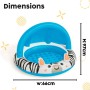 Inflatable Paddling Pool for Children Bestway Zebra 97 x 66 cm | Tienda24 - Global Online Shop Tienda24.eu