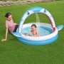 Bestway Piscina Gonfiabile per Bambini 2 Anelli Squalo Spruzzatore 163x127x92 cm +2 Anni Giardino 53157 | Tienda24 - Global Online Shop Tienda24.eu