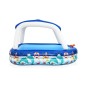 Bestway Piscina Gonfiabile Bambini Tetto Rimovibile Barca con Volante 213x155x132 cm +3 Anni Giardino 54370 | Tienda24 - Global Online Shop Tienda24.eu