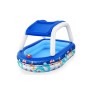 Bestway Aufblasbares Kinderpool Abnehmbares Dach Boot mit Lenkrad 213x155x132 cm +3 Jahre Garten 54370 von Bestway, Eingelass...