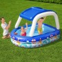 Bestway Aufblasbares Kinderpool Abnehmbares Dach Boot mit Lenkrad 213x155x132 cm +3 Jahre Garten 54370 von Bestway, Eingelass...