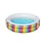 Bestway Kinderpool 2 Ringe Regenbogen 206x206x51 cm +6 Jahre Garten 54443 | Tienda24 - Global Online Shop Tienda24.eu