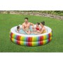 Bestway Kinderpool 2 Ringe Regenbogen 206x206x51 cm +6 Jahre Garten 54443 | Tienda24 - Global Online Shop Tienda24.eu