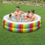 Bestway Kinderpool 2 Ringe Regenbogen 206x206x51 cm +6 Jahre Garten 54443 | Tienda24 - Global Online Shop Tienda24.eu