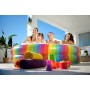 Bestway Kinderpool 2 Ringe Regenbogen 206x206x51 cm +6 Jahre Garten 54443 | Tienda24 - Global Online Shop Tienda24.eu