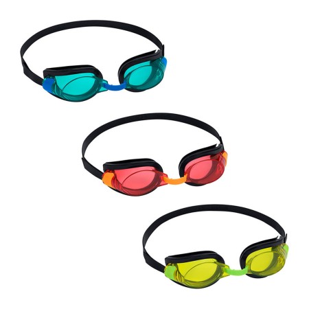 Bestway Kinder Schwimmbrille Silikonband Sortierte Farbe +3 Jahre Strand und Pool 21080 von Bestway, Schutzbrille - Ref: D140...