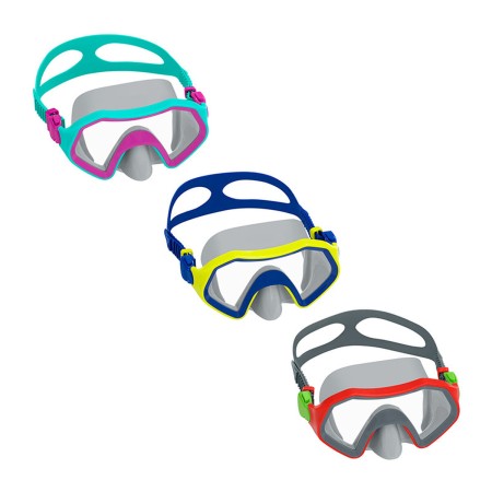 Bestway Maschera Subacquea Adulto Cinturino Anatomico Colore Assortito +14 Anni Spiaggia e Piscina 22044 di Bestway, Maschere...