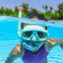 Snorkel Goggles and Tube for Children Bestway Blue Turquoise (1 Unit) by Bestway, Snorkelling Packages - Ref: D1400684, Price...