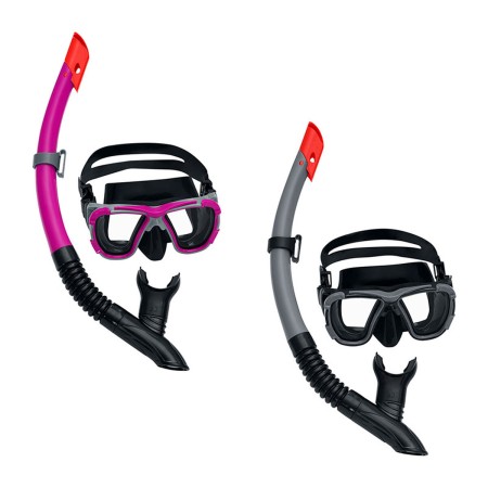 Bestway Erwachsenentauchmaske aus gehärtetem Glas, verschiedene Farben, Silikonband, +14 Jahre Strand und Pool 22057 von Best...