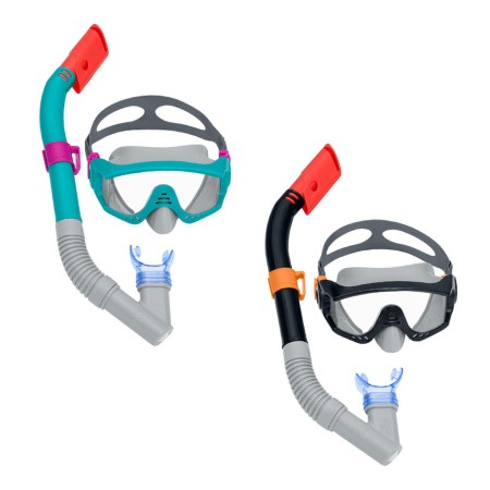 Bestway Ensemble Masque et Tube pour Enfant Sangle Anatomique +3 Ans Plage et Piscine 24059 de Bestway, Kits de randonnée aqu...