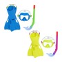 Bestway Set Snorkel Junior Cinturino Anatomico Colore Misto 37-41 +7 Anni Spiaggia e Piscina 25019 di Bestway, Set per Snorke...