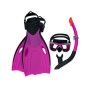 Bestway Ensemble Snorkel Enfant Courroie Anatomique Couleur Assortie 24-27 +3 Ans Plage et Piscine de Bestway, Kits de randon...