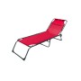 Marbueno Lettino Pieghevole in Acciaio con Cuscino per Giardino e Piscina 190X58X27 cm Rosso 10000 di Marbueno, Lettini - Rif...