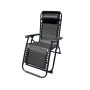 Marbueno Tumbona Plegable Acero Con Cojin Jardin y Piscina 90X66X108 cm Gravedad Cero Negra 10006 de Marbueno, Sillas plegabl...