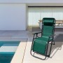 Marbueno Tumbona Plegable Acero Con Cojin Jardin y Piscina 90X66X108 cm Gravedad Cero Verde 10008 de Marbueno, Sillas plegabl...