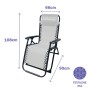 Folding Chair Marbueno Grey 90 x 108 x 66 cm by Marbueno, Folding Chairs - Ref: D1400775, Price: 42,20 €, Discount: %