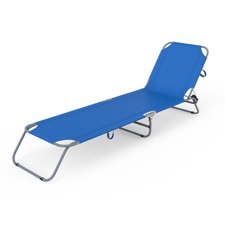 Marbueno Tumbona Pieghevole Acciaio Blu Scuro Spiaggia e Piscina 187X55X24 cm 10021 di Marbueno, Lettini - Rif: D1400778, Pre...