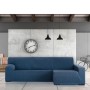 Housse pour chaise longue accoudoir long droit Eysa TROYA Bleu 170 x 110 x 310 cm de Eysa, Housses de canapé - Réf : D1604922...