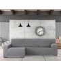 Housse pour chaise longue accoudoir long gauche Eysa TROYA Gris 170 x 110 x 310 cm de Eysa, Housses de canapé - Réf : D160492...