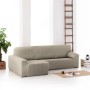 Funda para chaise longue de brazo corto izquierdo Eysa ROC Marrón Glacé Marrón claro 180 x 120 x 360 cm de Eysa, Sofás - Ref:...