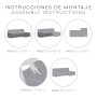 Funda para chaise longue de brazo largo izquierdo Eysa JAZ Gris oscuro 180 x 120 x 360 cm de Eysa, Sofás - Ref: D1605095, Pre...