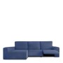 Capa para chaise longue de braço comprido esquerdo Eysa JAZ Azul 180 x 120 x 360 cm de Eysa, Sofás - Ref: D1605101, Preço: 16...