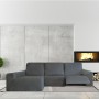 Housse pour chaise longue accoudoir long gauche Eysa ROC Gris foncé 180 x 120 x 360 cm de Eysa, Housses de canapé - Réf : D16...