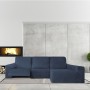 Bezug für Chaiselongue mit langem Arm rechts Eysa ROC Blau 180 x 120 x 360 cm von Eysa, Sofas & Lovechairs - Ref: D1605118, P...