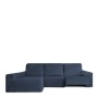 Capa para chaise longue de braço comprido esquerdo Eysa ROC Azul 180 x 120 x 360 cm de Eysa, Sofás - Ref: D1605119, Preço: 16...