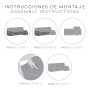 Funda para chaise longue de brazo largo derecho Eysa ROC Gris claro 180 x 120 x 360 cm de Eysa, Sofás - Ref: D1605120, Precio...