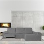 Housse pour chaise longue accoudoir long droit Eysa ROC Gris clair 180 x 120 x 360 cm de Eysa, Housses de canapé - Réf : D160...