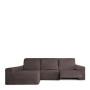 Capa para chaise longue de braço comprido esquerdo Eysa ROC Castanho 180 x 120 x 360 cm de Eysa, Sofás - Ref: D1605123, Preço...