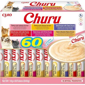 Spuntino per Cat Inaba Churu Variety box Tuna Pesce