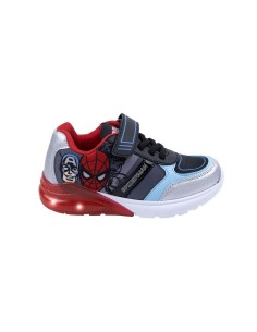 Sapatilhas Desportivas com LED Spider-Man Velcro Azul | Tienda24 Tienda24.eu