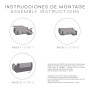 Funda para chaise longue de brazo corto izquierdo Eysa MONTBLANC Gris 100 x 110 x 200 cm de Eysa, Sofás - Ref: D1605626, Prec...