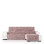 Housse pour chaise longue accoudoir court droit Eysa TURIN Rose 100 x 110 x 300 cm de Eysa, Housses de canapé - Réf : D160565...