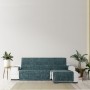 Housse pour chaise longue accoudoir court droit Eysa TURIN Bleu 100 x 110 x 300 cm de Eysa, Housses de canapé - Réf : D160565...