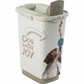 Cat Feeder Rotho Beige Plastic | Tienda24 Tienda24.eu