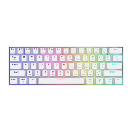 Tastiera Savio WHITEOUT X2 BROWN Nero Qwerty US